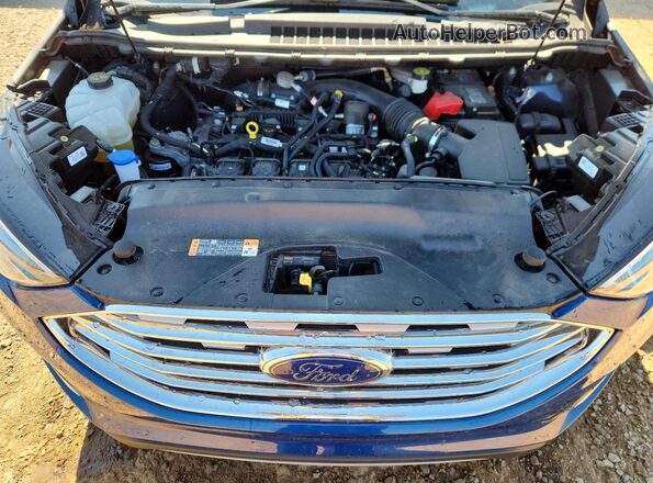 2FMPK4J93NBA52768 2022 FORD EDGE Blue Widok komory silnika