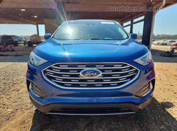 2FMPK4J93NBA52768 2022 FORD EDGE Blue Widok z przodu