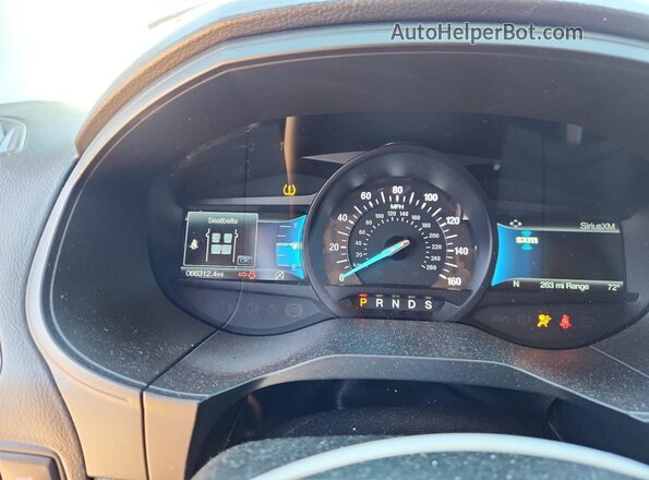 2FMPK4J93NBA52768 2022 FORD EDGE Blue Widok zestawu wskaźników