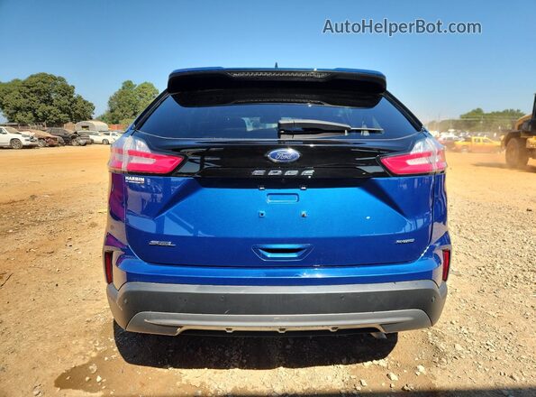 2FMPK4J93NBA52768 2022 FORD EDGE Blue Widok z tyłu