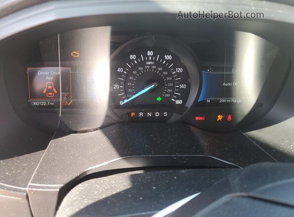 2FMPK4J94NBA93202 2022 FORD EDGE Gray Вид щитка приладів