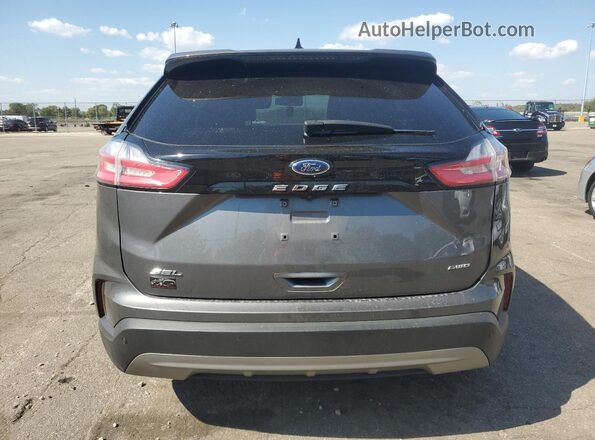 2FMPK4J94NBA93202 2022 FORD EDGE Gray Вид ззаду
