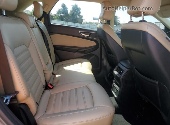 2FMPK4J94NBA93202 2022 FORD EDGE Gray Вид задньої частини салону