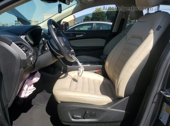 2FMPK4J94NBA93202 2022 FORD EDGE Gray Вид салону спереду