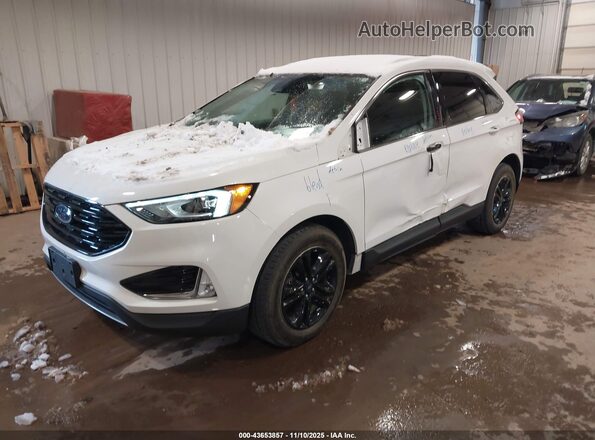 2FMPK4J95LBB51380 2020 FORD EDGE White Vista tres cuartos delantera izquierda