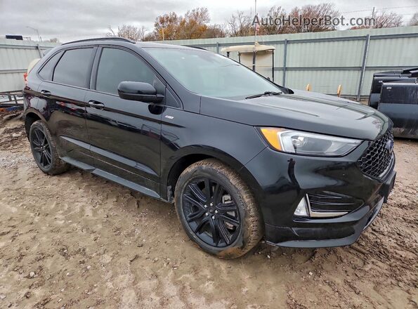 2FMPK4J95NBA22834 2022 FORD EDGE Black Przód prawy