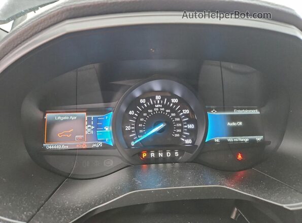 2FMPK4J95NBA22834 2022 FORD EDGE Black Widok zestawu wskaźników