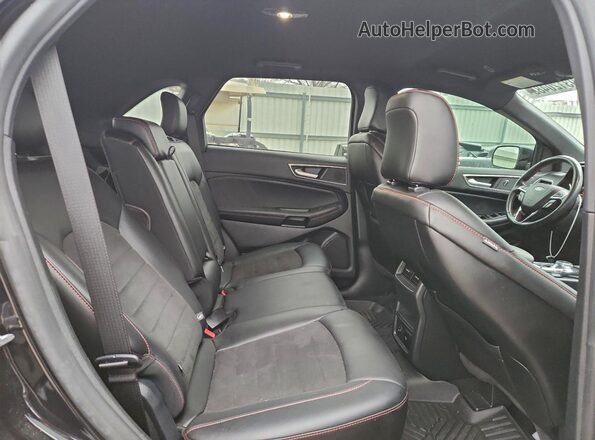 2FMPK4J95NBA22834 2022 FORD EDGE Black Widok wnętrza z tyłu