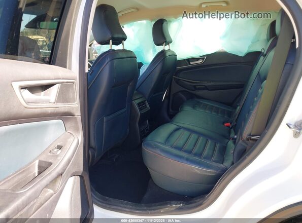 2FMPK4J95NBA22929 2022 FORD EDGE White Vista de la etiqueta del VIN