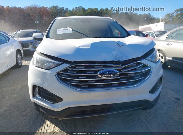 2FMPK4J95NBA91247 2022 FORD EDGE White ხელსაწყოთა პანელის ხედი