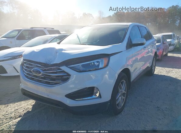 2FMPK4J95NBA91247 2022 FORD EDGE White წინა მარცხენა ხედი სამი მეოთხედიდან