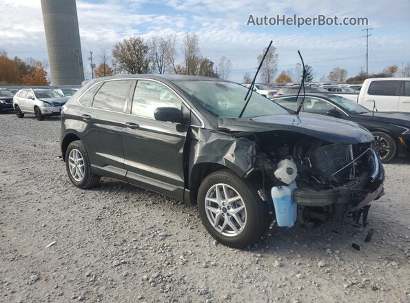 2FMPK4J95NBB11710 2022 FORD EDGE Зеленый Передняя правая четверть