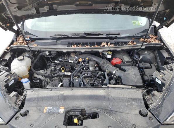 2FMPK4J96NBB09190 2022 FORD EDGE Black Vista del compartimento del motor