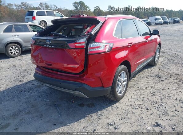 2FMPK4J96PBA42352 2023 FORD EDGE Red Задня права чверть