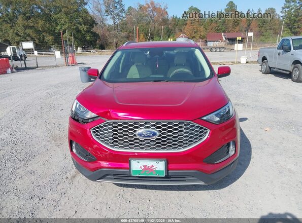 2FMPK4J96PBA42352 2023 FORD EDGE Red Вид панелі приладів