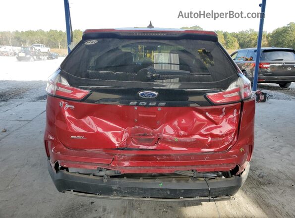 2FMPK4J97NBA17201 2022 FORD EDGE Red Հետևի տեսք