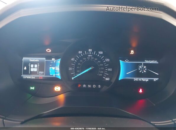 2FMPK4J97PBA22238 2023 FORD EDGE Blue Widok tylnych siedzeń