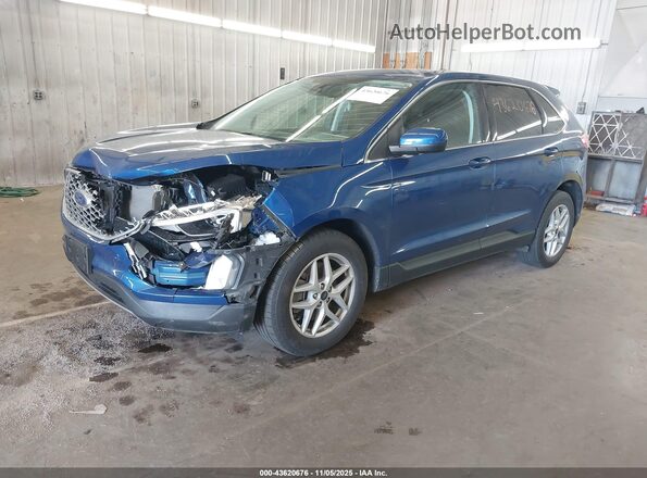 2FMPK4J97PBA22238 2023 FORD EDGE Blue Przód lewy