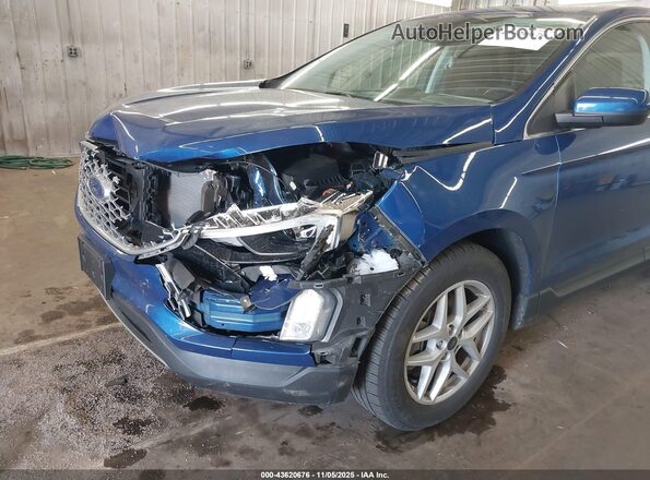 2FMPK4J97PBA22238 2023 FORD EDGE Blue Widok z przodu