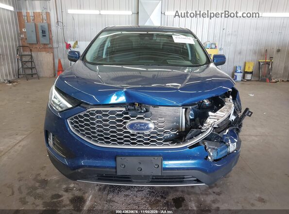 2FMPK4J97PBA22238 2023 FORD EDGE Blue Widok wnętrza z tyłu