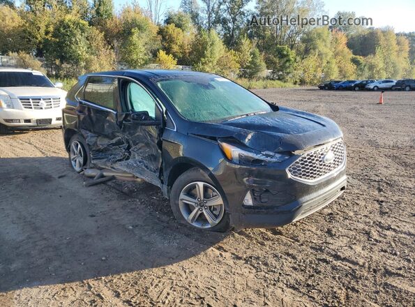 2FMPK4J97RBA55999 2024 FORD EDGE Black Передня права чверть