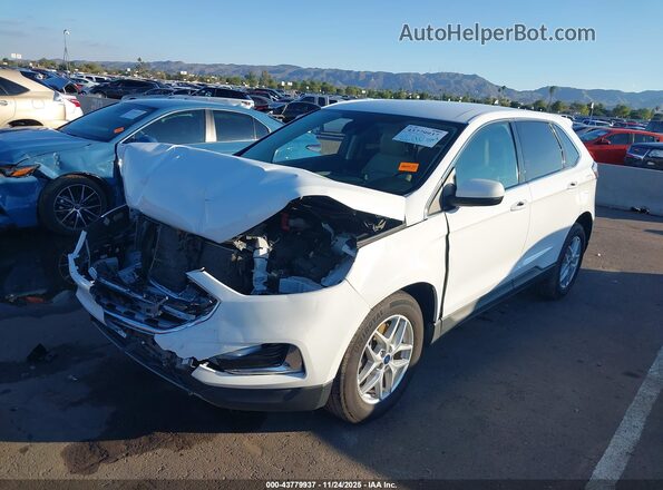 2FMPK4J98NBA32905 2022 FORD EDGE White Vista tres cuartos delantera izquierda