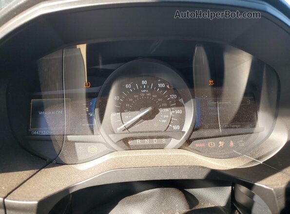 2FMPK4J99PBA37842 2023 FORD EDGE Black Widok zestawu wskaźników