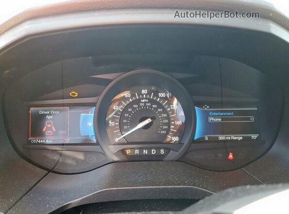 2FMPK4J9XPBA41947 2023 FORD EDGE Black Вид щитка приладів