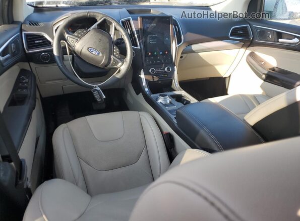 2FMPK4K90MBA39926 2021 FORD EDGE White Առջևի վահանակի տեսք