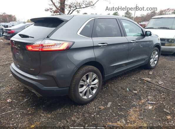 2FMPK4K90NBA35277 2022 FORD EDGE Gray Задня права чверть