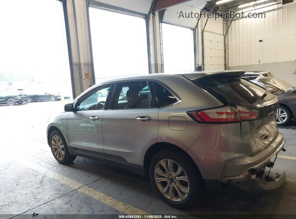 2FMPK4K90NBA38048 2022 FORD EDGE Серебряный Панорамный вид салона 360°