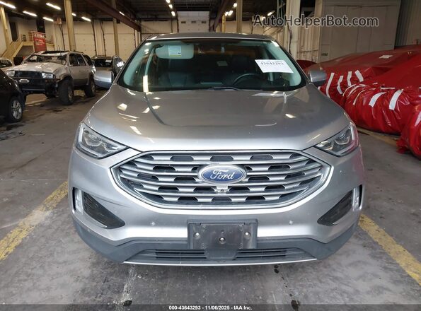 2FMPK4K90NBA38048 2022 FORD EDGE Серебряный Вид щитка приборов