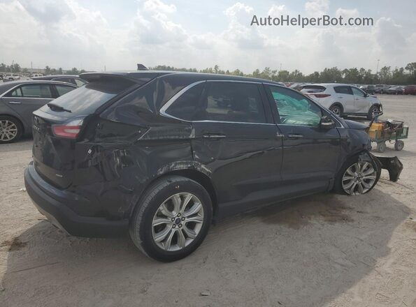 2FMPK4K91NBA33778 2022 FORD EDGE Black Tył prawy