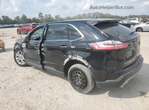 2FMPK4K91NBA33778 2022 FORD EDGE Black Tył lewy