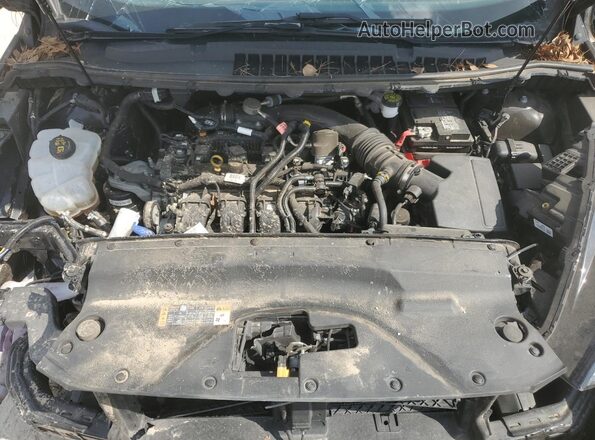 2FMPK4K91NBA33778 2022 FORD EDGE Black Widok komory silnika