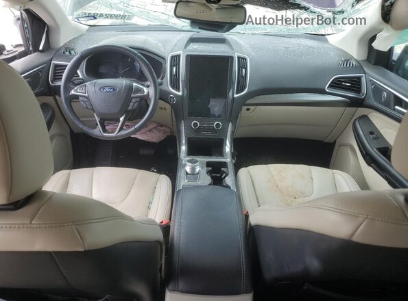 2FMPK4K91NBA33778 2022 FORD EDGE Black Widok deski rozdzielczej