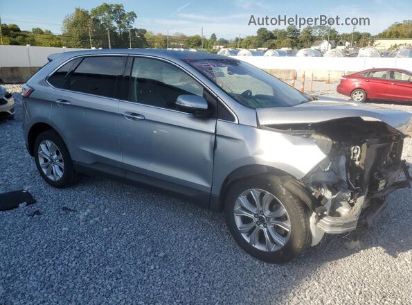 2FMPK4K92NBA51870 2022 FORD EDGE Серебряный Передняя правая четверть