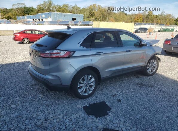 2FMPK4K92NBA51870 2022 FORD EDGE Серебряный Задняя правая четверть