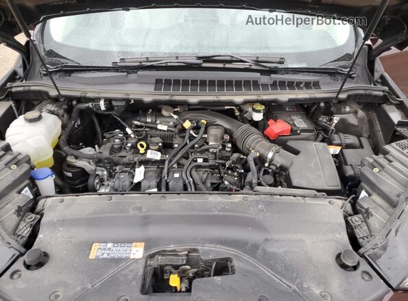 2FMPK4K92RBA73132 2024 FORD EDGE Burgundy Vista del compartimento del motor