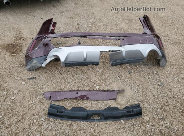 2FMPK4K92RBA73132 2024 FORD EDGE Burgundy Vista de la etiqueta del VIN