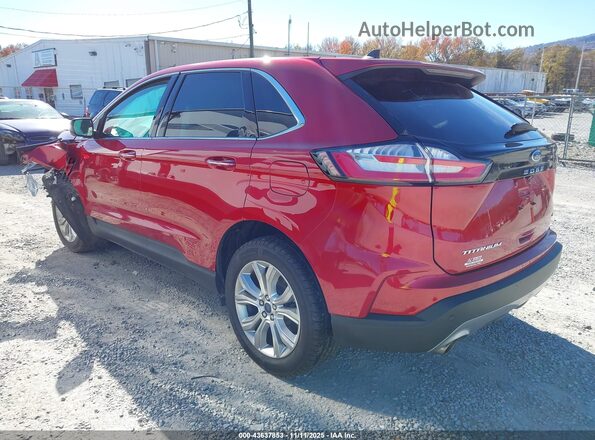 2FMPK4K93NBA52719 2022 FORD EDGE Red Հետևի ձախ