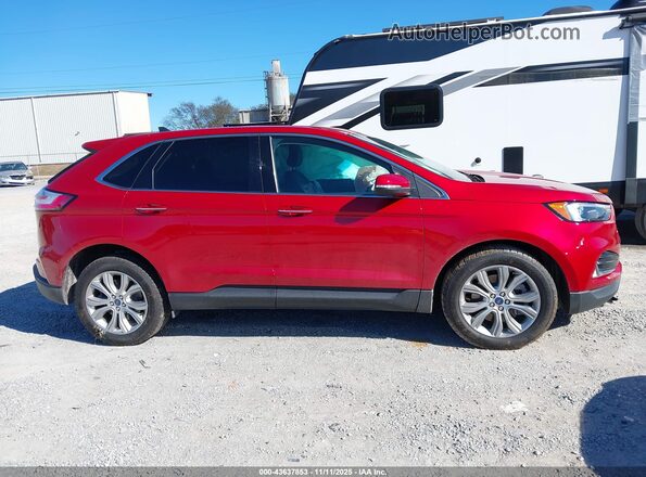 2FMPK4K93NBA52719 2022 FORD EDGE Red Սալոնի 360 աստիճան տեսք