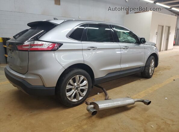 2FMPK4K98PBA46546 2023 FORD EDGE Silver Հետևի աջ