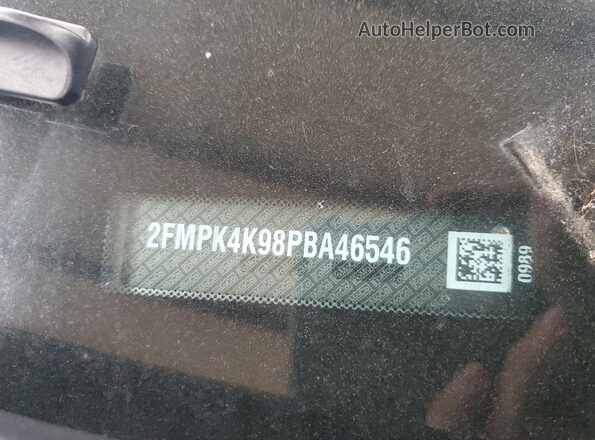 2FMPK4K98PBA46546 2023 FORD EDGE Silver VIN կոդի պիտակի տեսք