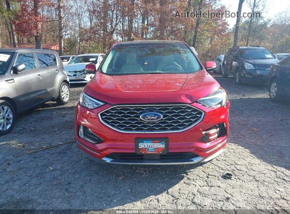 2FMPK4K98RBA28714 2024 FORD EDGE Red ხელსაწყოთა პანელის ხედი