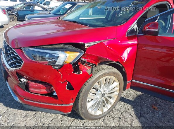 2FMPK4K98RBA28714 2024 FORD EDGE Red წინა ხედი