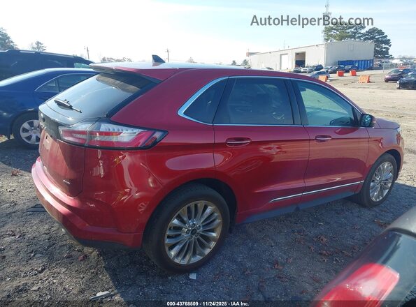 2FMPK4K98RBA28714 2024 FORD EDGE Red უკანა სალონის ხედი