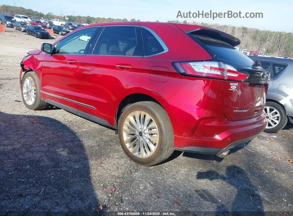 2FMPK4K98RBA28714 2024 FORD EDGE Red უკანა მარცხენა