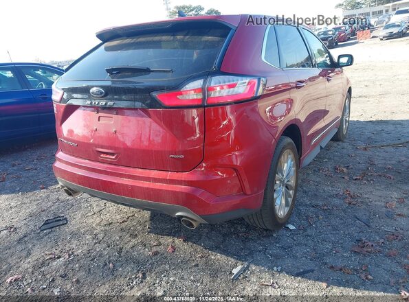 2FMPK4K98RBA28714 2024 FORD EDGE Red უკანა მარჯვენა