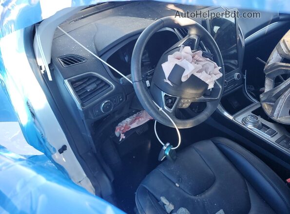 2FMPK4K9XNBA25937 2022 FORD EDGE Белый Вид панели приборов